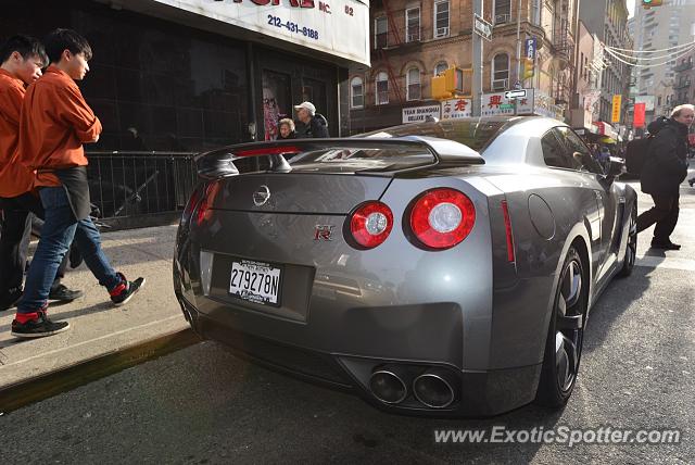 Nissan GT-R spotted in New York City, New York