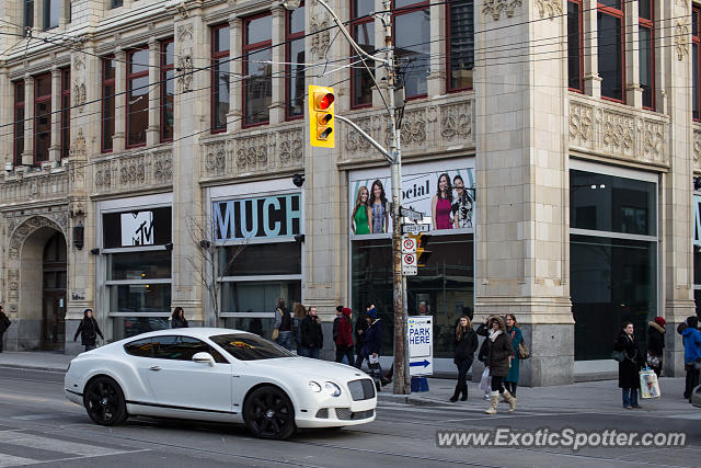 Bentley Continental spotted in Toronto, Canada