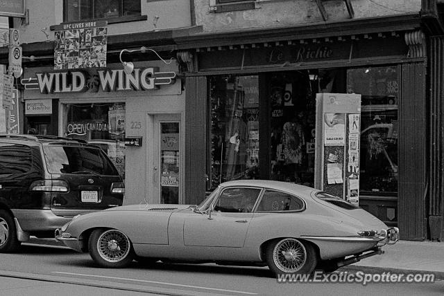 Jaguar E-Type spotted in Toronto, Canada