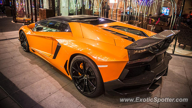 Lamborghini Aventador spotted in Dalian, China