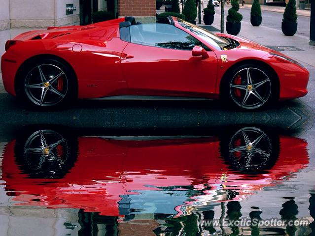 Ferrari 458 Italia spotted in Toronto, Canada
