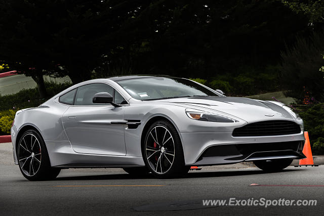 Aston Martin Vanquish spotted in Pebble Beach, California
