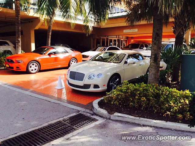 Bentley Continental spotted in Fort Lauderdale, Florida