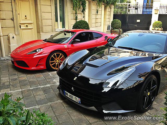 Ferrari F12 spotted in Paris, France