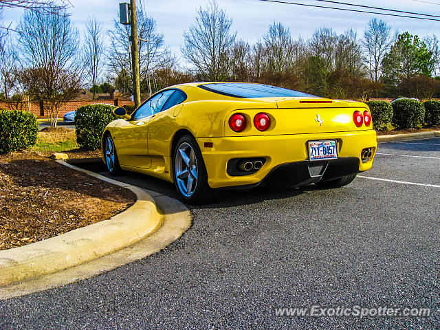 Ferrari 360 Modena spotted in Charlotte, North Carolina
