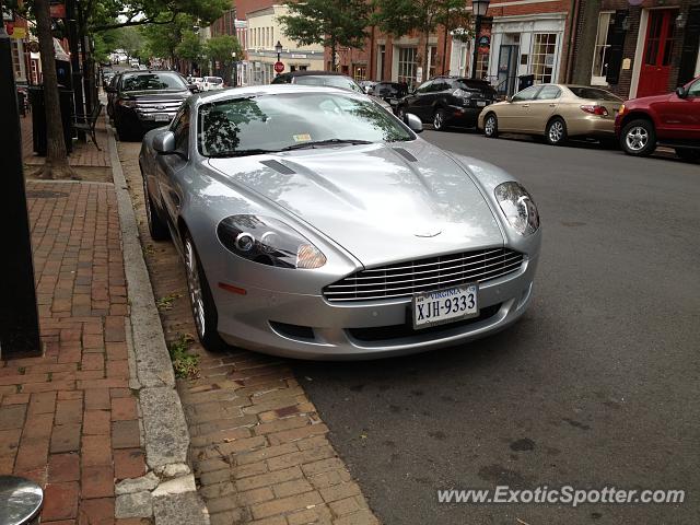 Aston Martin DB9 spotted in Alexandria, Virginia