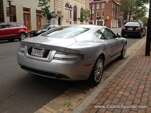 Aston Martin DB9 spotted in Alexandria, Virginia