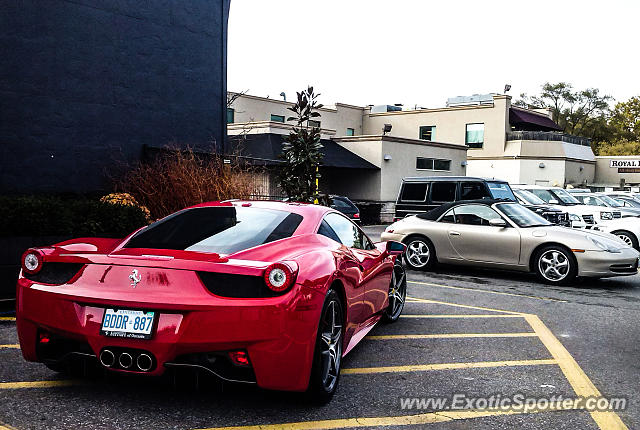Ferrari 458 Italia spotted in Toronto, Canada