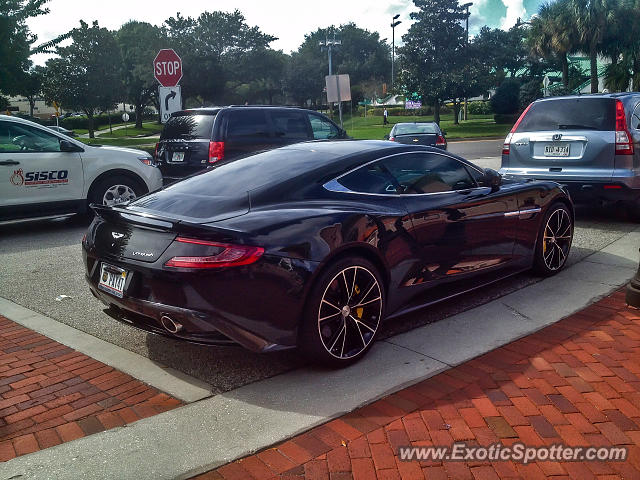 Aston Martin Vanquish spotted in Orlando, Florida