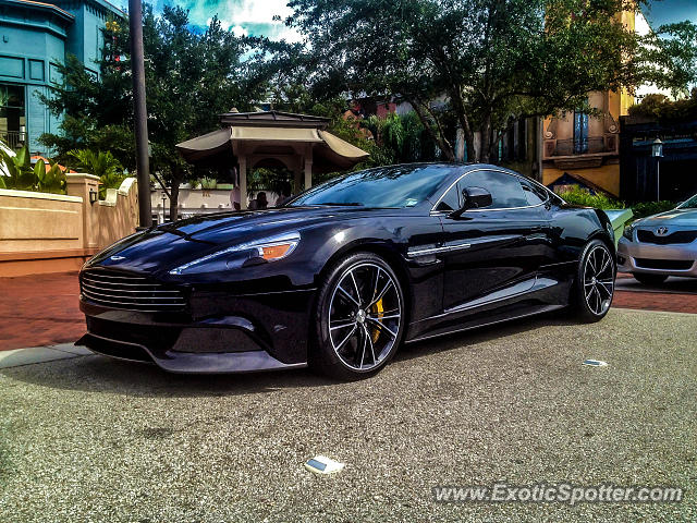 Aston Martin Vanquish spotted in Orlando, Florida