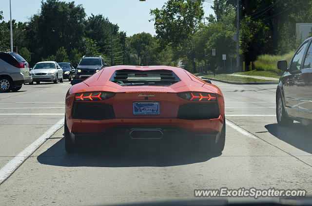 Lamborghini Aventador spotted in Grand Rapids, Michigan