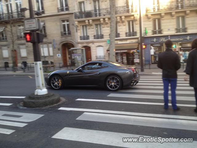 Ferrari California spotted in Paris, France