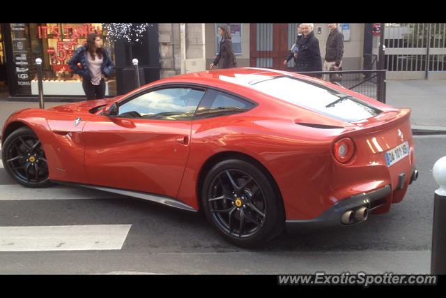 Ferrari F12 spotted in Paris, France
