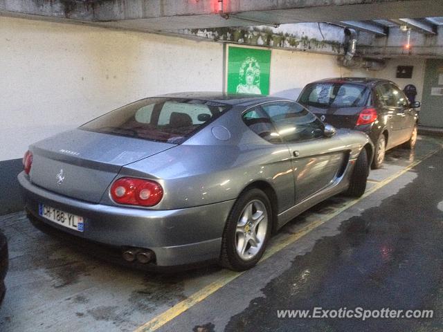 Ferrari 456 spotted in Paris, France