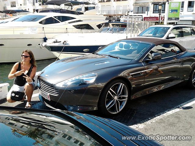 Aston Martin Virage spotted in Marbella, Spain