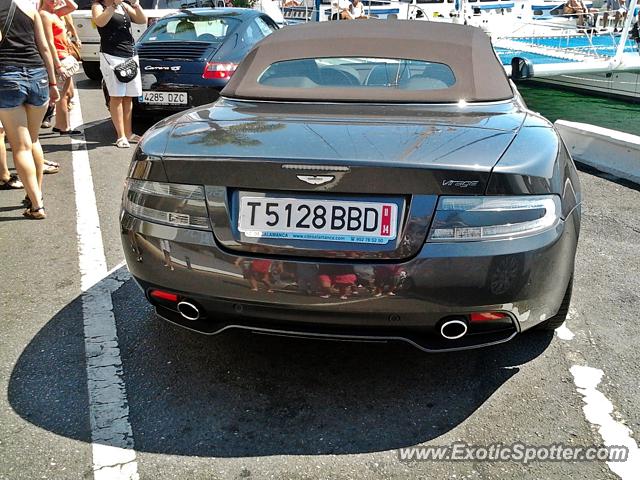 Aston Martin Virage spotted in Marbella, Spain