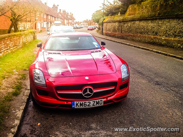 Mercedes SLS AMG spotted in Amersham, United Kingdom