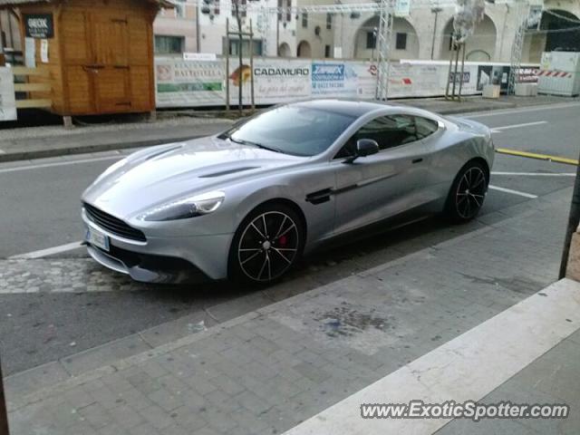 Aston Martin Vanquish spotted in Oderzo, Italy