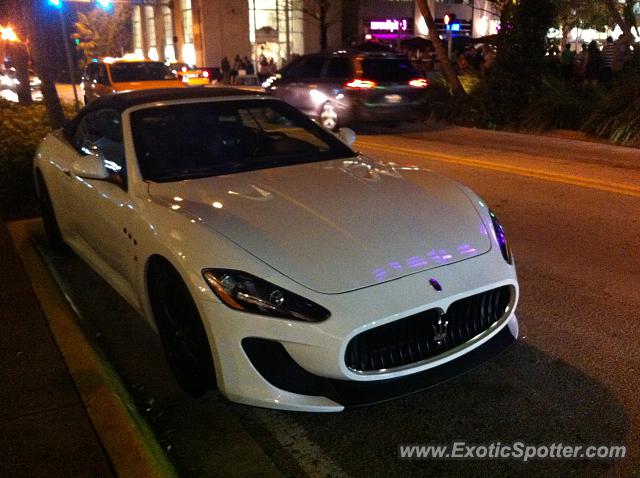 Maserati GranCabrio spotted in Miami, Florida