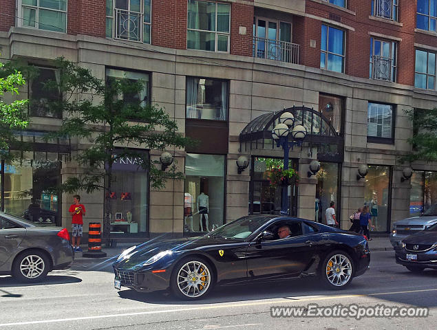 Ferrari 599GTB spotted in Toronto, Ontario, Canada