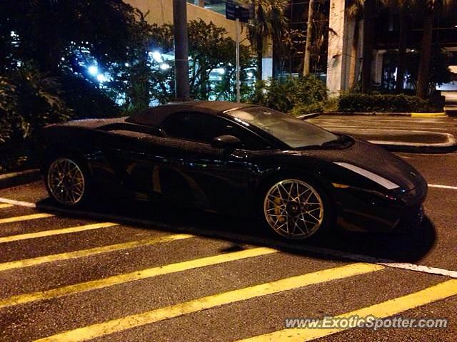 Lamborghini Gallardo spotted in West palm beach, Florida
