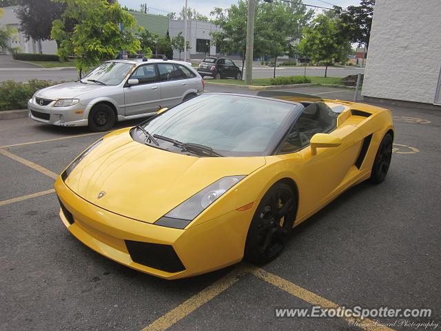 Lamborghini Gallardo spotted in Boucherville, Canada