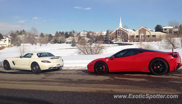 Ferrari 458 Italia spotted in Highlands ranch, Colorado