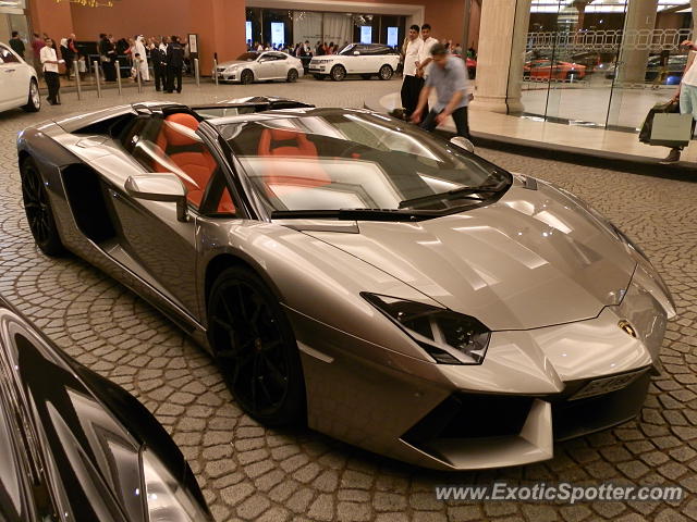 Lamborghini Aventador spotted in Dubai, United Arab Emirates