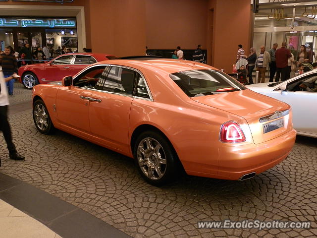 Rolls Royce Ghost spotted in Dubai, United Arab Emirates