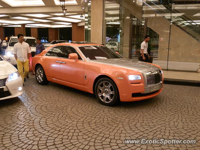 Rolls Royce Ghost spotted in Dubai, United Arab Emirates