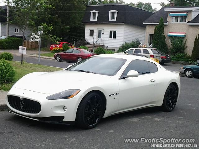 Maserati GranTurismo spotted in Boucherville, Canada