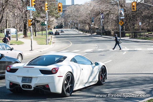 Ferrari 458 Italia spotted in Toronto, Ontario, Canada