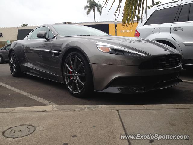 Aston Martin Vanquish spotted in La Jolla, California