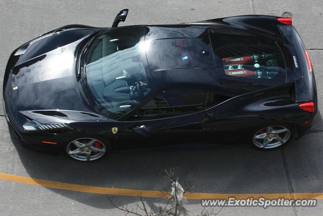 Ferrari 458 Italia spotted in Toronto, Canada