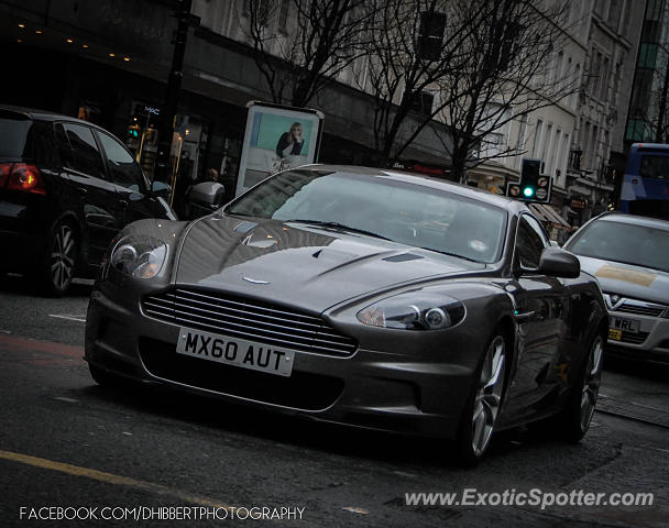 Aston Martin DBS spotted in Manchester, United Kingdom