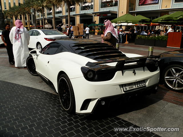 Ferrari 458 Italia spotted in Dubai, United Arab Emirates