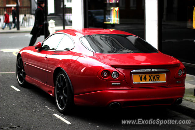 Jaguar XKR spotted in London, United Kingdom