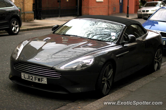 Aston Martin Virage spotted in London, United Kingdom