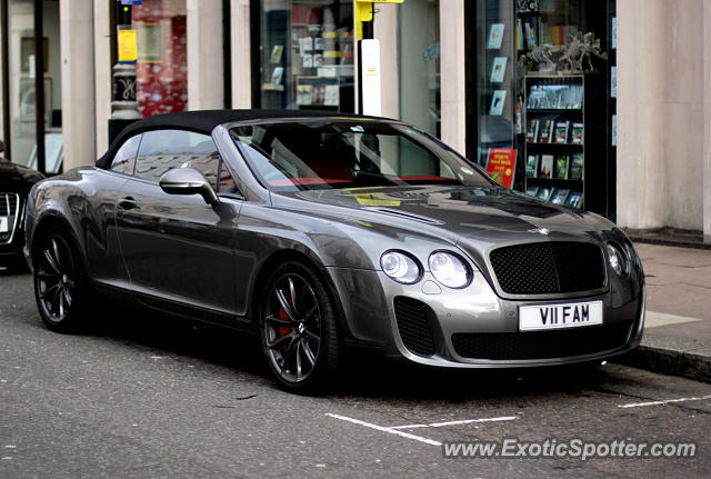 Bentley Continental spotted in London, United Kingdom