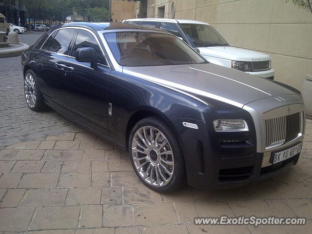 Rolls Royce Ghost spotted in Sandton, South Africa
