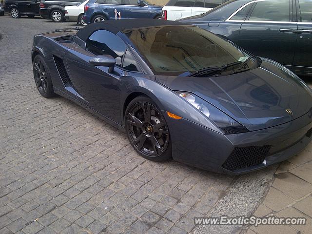 Lamborghini Gallardo spotted in Sandton, South Africa