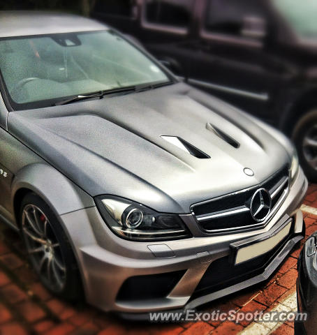 Mercedes C63 AMG Black Series spotted in Johannesburg, South Africa