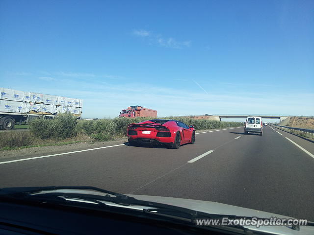 Lamborghini Aventador spotted in Marrakech, Morocco