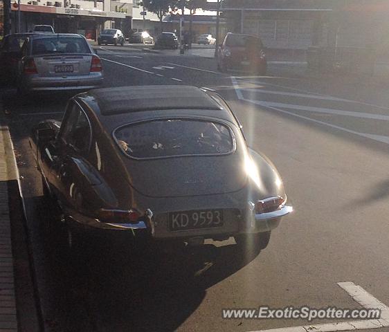 Jaguar E-Type spotted in Blenheim, New Zealand