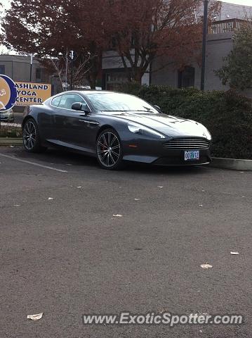 Aston Martin Virage spotted in Ashland, Oregon