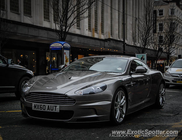 Aston Martin DBS spotted in Manchester, United Kingdom