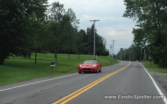 Ferrari California spotted in Rochester, New York
