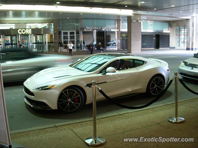 Aston Martin Vanquish spotted in Calgary, Canada
