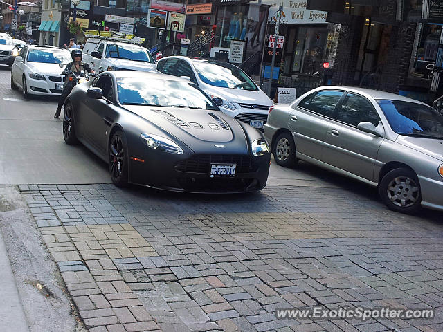 Aston Martin Vantage spotted in Toronto, Ontario, Canada