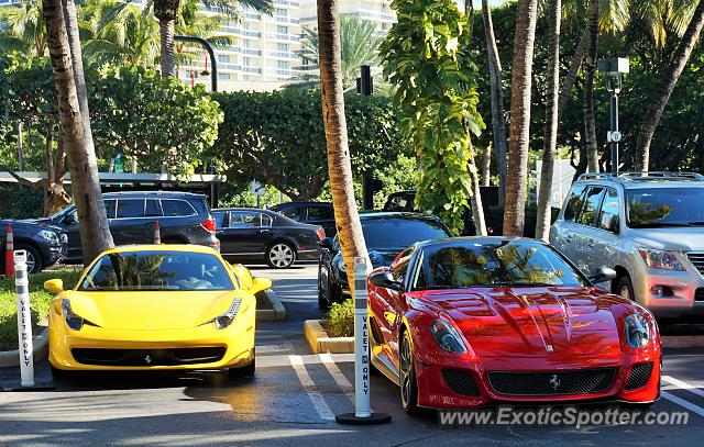 Ferrari 599GTO spotted in Bal Harbour, Florida